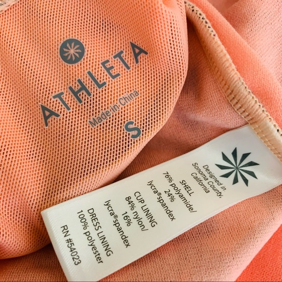 Athleta Estuary Tropical Aqualuxe Swim Dress Small - Picture 13 of 13